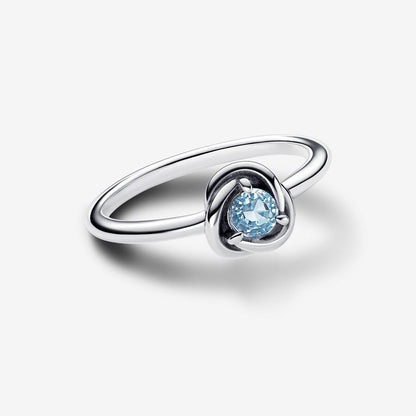 Conta Círculo Eternidade Azul Marinho Aqua