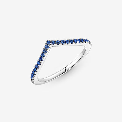 Anel Timeless Wish Sparkling Azul