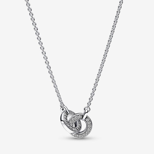 Colar Pandora Signature Interligado Pavé