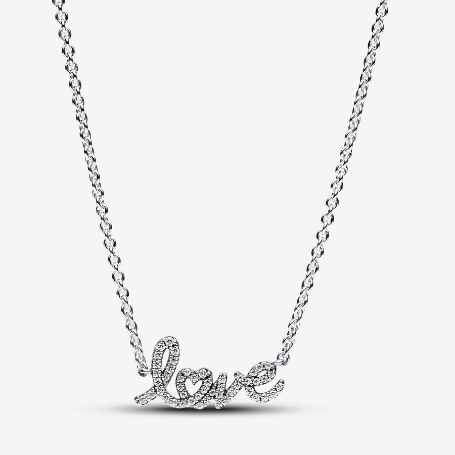 Colar Sparkling Handwritten Love