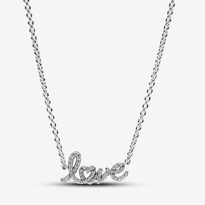 Colar Sparkling Handwritten Love