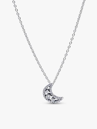 Conjunto de presente Colar, Brincos e Anel Lua Crescente