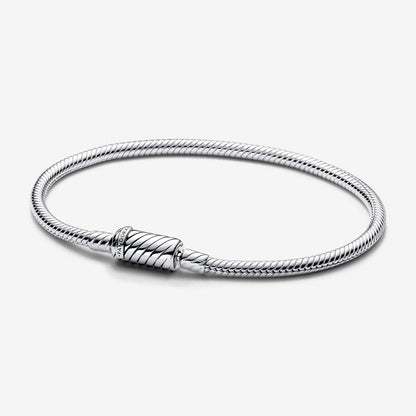 Pulseira Malha Snake Fecho Magnético Easy-Close
