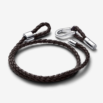 Pulseira dupla de couro Pandora Moments