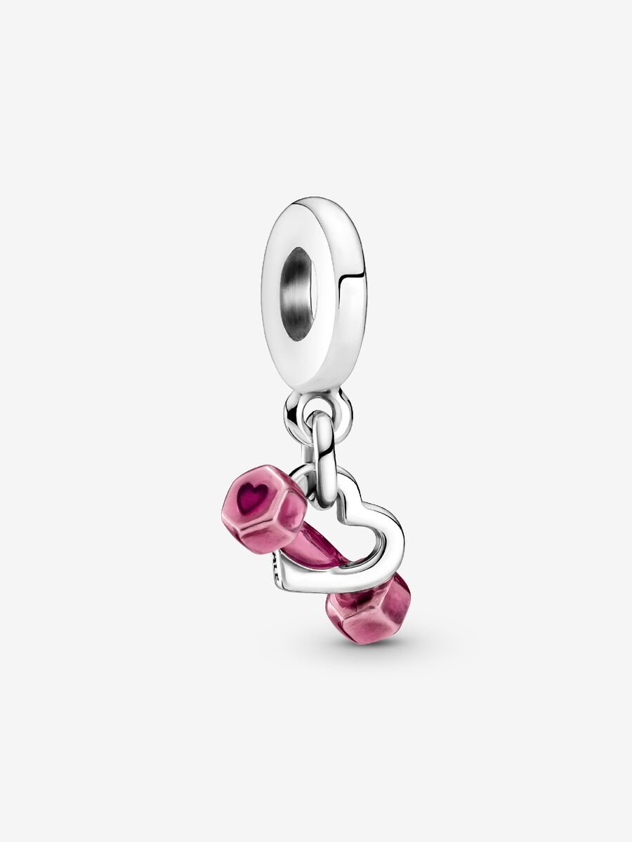 Conta Pendente Love for Fit Prata