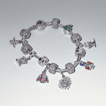 Pulseira Malha Snake Fecho Estrela do Norte