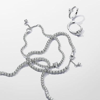 Argolas Sparkling Heart